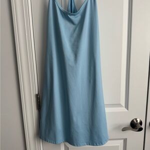Elegant Blue Sleeveless One Piece Golf - Tennis Athletic Dress